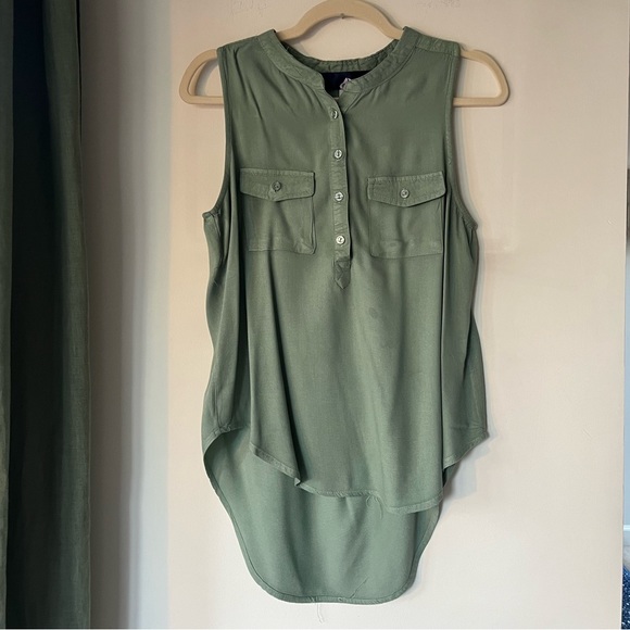 Anthropologie Tops Sage Green Sleeveless Top Poshmark